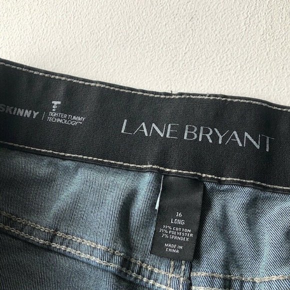 Lane Bryant Skinny Tighter Tummy High Rise Jeans - Picture 4 of 4